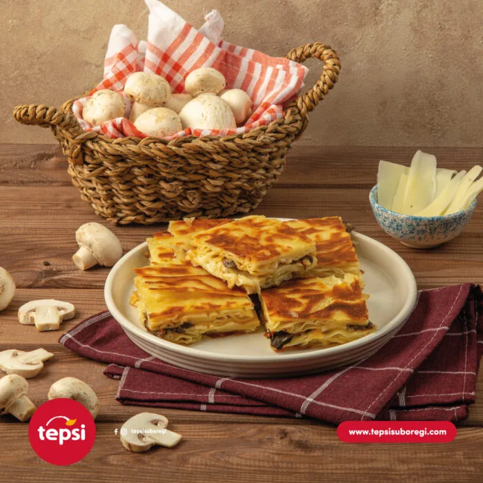 Tepsi Mantar Kasarli Su Boregi 4